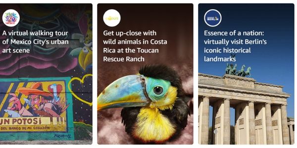 Amazon launches virtual tours and activities for destinations