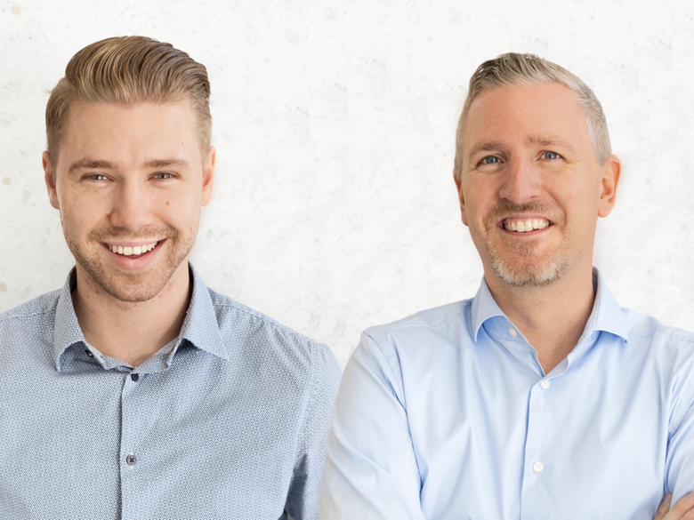 Founders Sandro Abegg and Hannes Boller